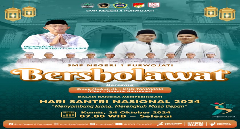 SMP Negeri 1 Purwojati Bersholawat 1