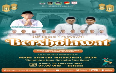 SMP Negeri 1 Purwojati Bersholawat 1
